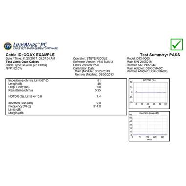 DSX系列同軸測(cè)試報(bào)告